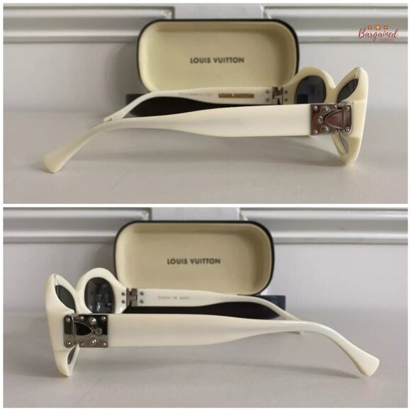 Authentic LOUIS VUITTON White Acetate Frame Soupcon PM Sunglasses - Picture 6 of 13